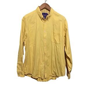 Hunt Club Twill Cotton Long Sleeve Button‎ Down Shirt XL